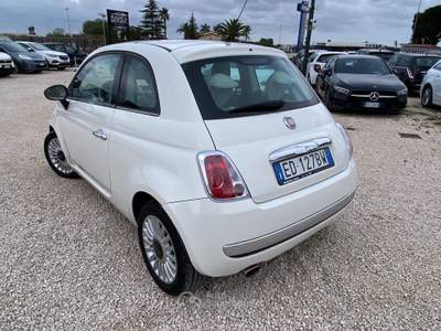 Fiat 500 1.2 Lounge TETTO UNICO PROPIETARIO NEOPATENTATI Bianco usata Corato