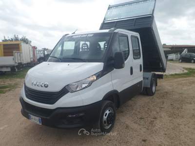 Iveco Daily 35c14 doppia cabina ribaltabile Bianco usata San Michele Salentino