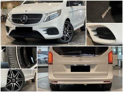 Mercedes-Benz Classe V AMG-Line Night Paket   7 posti Bianco usata Brescia
