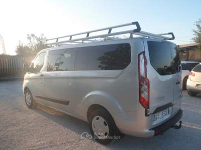 Ford Transit Custom 9 posti maxi Argento usata San Michele Salentino