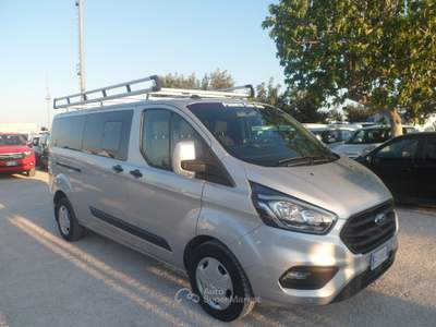 Ford Transit Custom 9 posti maxi Argento usata San Michele Salentino