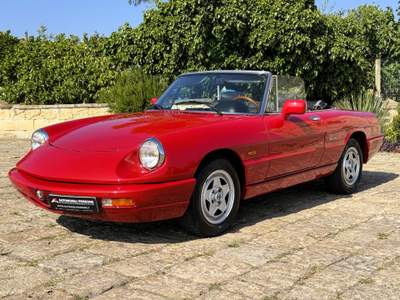 Alfa Romeo Spider 1.6 - ASI Targa ORO Rosso usata Castellaneta