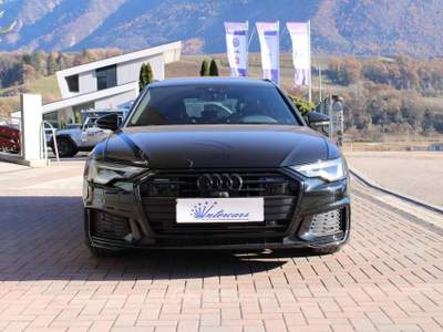 Audi A6 Avant 45TDI quattro 3xS-line-MATRIX-TETTO-BLACK Nero usata Denno
