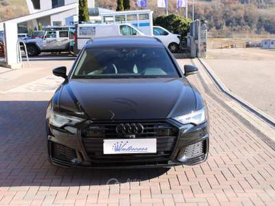 Audi A6 Avant 45TDI quattro 3xS-line-MATRIX-TETTO-BLACK Nero usata Denno