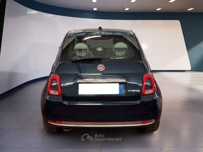 Fiat 500 III 2015 1.0 hybrid Dolcevita 70cv Nero usata Torino