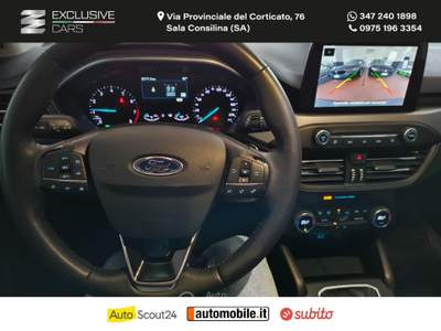 Ford Focus Focus 1.0 EcoBoost Hybr.125 5p. Act.Des. PARI AL NUOVO Blu/Azzurro usata Sala Consilina