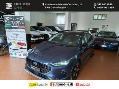 Ford Focus Focus 1.0 EcoBoost Hybr.125 5p. Act.Des. PARI AL NUOVO Blu/Azzurro usata Sala Consilina