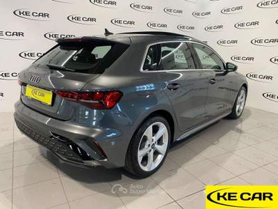 Audi A3 SPB 35 TDI S tronic S line -RESTYLING-TETTO-PREZZ Grigio usata Santarcangelo di Romagna