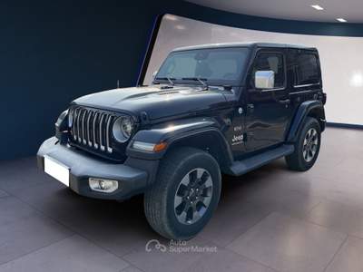 Jeep Wrangler IV 2018 2.2 mjt II Sahara auto Nero usata Torino