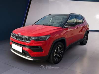 Jeep Compass II 2021 1.3 turbo t4 Limited 2wd 150cv ddct Rosso usata Torino