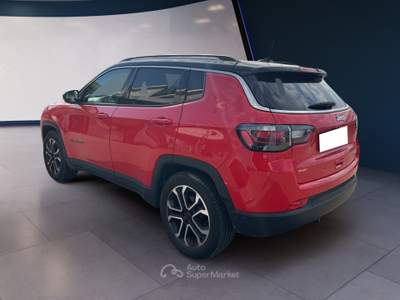Jeep Compass II 2021 1.3 turbo t4 Limited 2wd 150cv ddct Rosso usata Torino