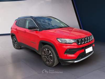 Jeep Compass II 2021 1.3 turbo t4 Limited 2wd 150cv ddct Rosso usata Torino
