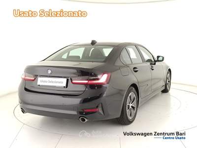 BMW Serie 3 318d 318d mhev 48v business advantage auto Nero usata Bari
