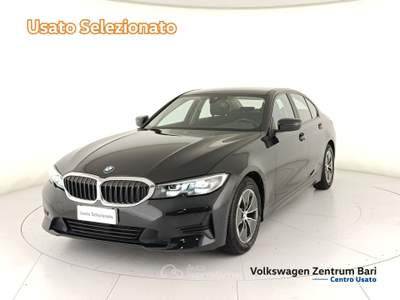 BMW Serie 3 318d 318d mhev 48v business advantage auto Nero usata Bari