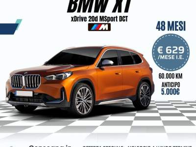BMW X1  xDrive20d Msport Blu/Azzurro usata Jerago con Orago