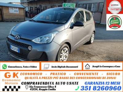Hyundai i10 OK NEOPATENTATI, GARANZIA L.12 MESI, EURO 6D, BENZINA\GPL Grigio usata Reggio nell'Emilia
