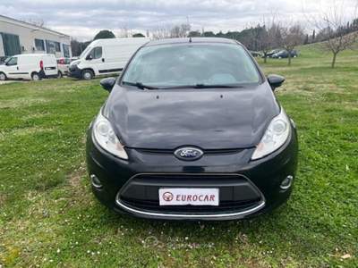 Ford Fiesta 1.4 TDCi 70CV 5 porte Titanium Nero usata Monte Porzio