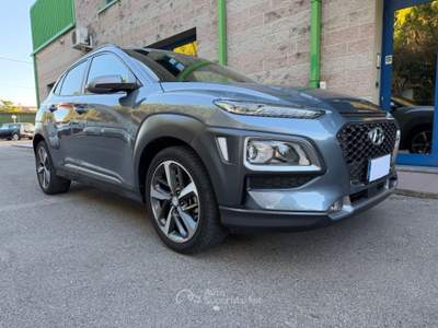 Hyundai Kona 1.6 T-GDI 4WD 177CV AUTOMATICA UNIPROPRIETARIO Grigio usata Venezia