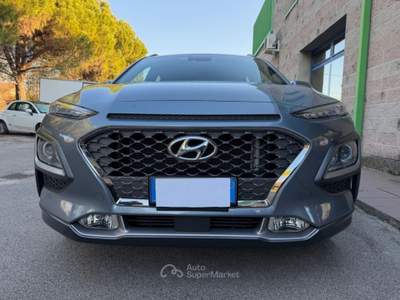 Hyundai Kona 1.6 T-GDI 4WD 177CV AUTOMATICA UNIPROPRIETARIO Grigio usata Venezia