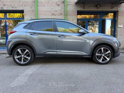 Hyundai Kona 1.6 T-GDI 4WD 177CV AUTOMATICA UNIPROPRIETARIO Grigio usata Venezia