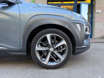 Hyundai Kona 1.6 T-GDI 4WD 177CV AUTOMATICA UNIPROPRIETARIO Grigio usata Venezia