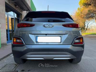 Hyundai Kona 1.6 T-GDI 4WD 177CV AUTOMATICA UNIPROPRIETARIO Grigio usata Venezia