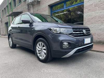Volkswagen T-Cross 1.0 TSI 95CV APPLE CARPLAY NAVIGAZIONE SENS.PARCH. Grigio usata Venezia