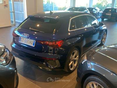 Audi A3 AUDI SPORTBACK 35 TDI S TRONIC Blu/Azzurro usata MESSINA