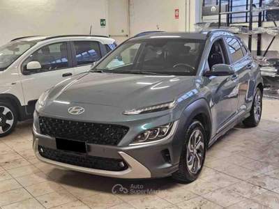 Hyundai Kona HEV 1.6 DCT XLine Verde usata Pianezza