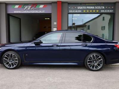 BMW Serie 7 730d 730 d xDrive MSport Tetto Head-Up SoftClose CockpitPRO Blu/Azzurro usata Rezzato