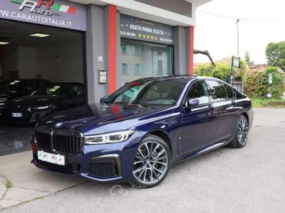 BMW Serie 7 730d 730 d xDrive MSport Tetto Head-Up SoftClose CockpitPRO Blu/Azzurro usata Rezzato