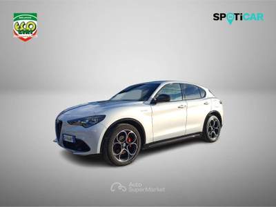 Alfa Romeo Stelvio 2.2 Turbodiesel 210 CV AT8 Q4 Veloce Grigio usata Cassino