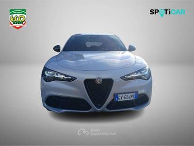 Alfa Romeo Stelvio 2.2 Turbodiesel 210 CV AT8 Q4 Veloce Grigio usata Cassino