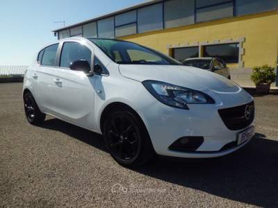 Opel Corsa 5 porte Black Edition Bianco usata Marconia di Pisticci