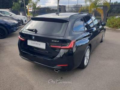 BMW Serie 3 318d d 48V Touring Business Advantage Nero usata Taranto