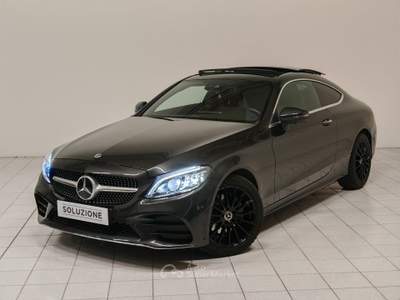 Mercedes-Benz Classe C C 220 d Auto 4Matic Coupé Premium Plus | TETTO APRIBILE Nero usata Verbania