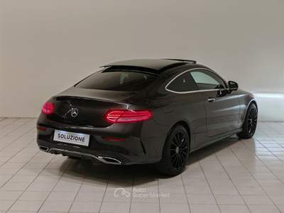 Mercedes-Benz Classe C C 220 d Auto 4Matic Coupé Premium Plus | TETTO APRIBILE Nero usata Verbania