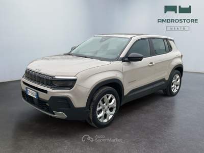 Jeep Avenger  -  1.2 turbo longitude fwd 100cv Bianco usata Segrate