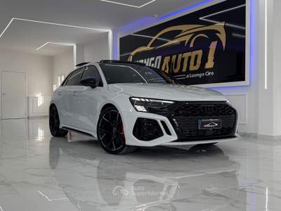 Audi A3 RS 3 SPB Quattro S tronic S-Line Iper Full-Tetto-360 Bianco usata Qualiano