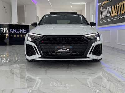 Audi A3 RS 3 SPB Quattro S tronic S-Line Iper Full-Tetto-360 Bianco usata Qualiano
