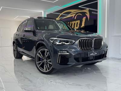 BMW X5 M 3.0 400Cv Msport Iper Full-Tetto Blu/Azzurro usata Qualiano