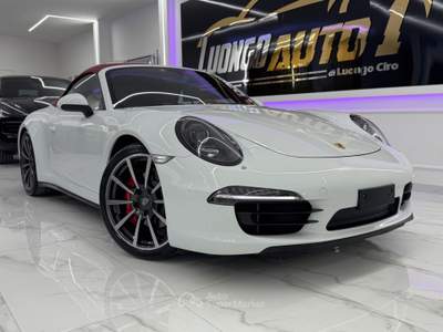 Porsche 911 3.8 Carrera 4S Cabriolet Rosso Cartier Bianco usata Qualiano