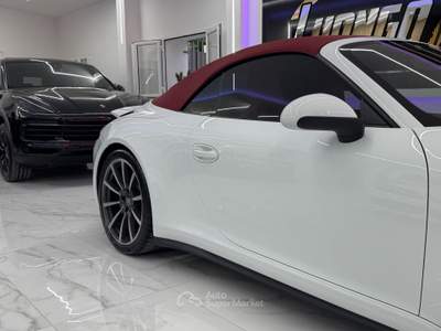 Porsche 911 3.8 Carrera 4S Cabriolet Rosso Cartier Bianco usata Qualiano