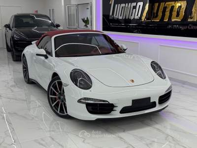 Porsche 911 3.8 Carrera 4S Cabriolet Rosso Cartier Bianco usata Qualiano