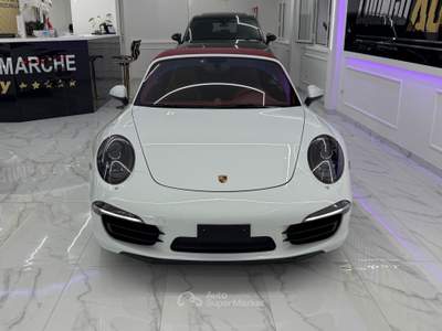 Porsche 911 3.8 Carrera 4S Cabriolet Rosso Cartier Bianco usata Qualiano