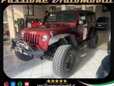 Jeep Wrangler 3.8L SAHARA + KIT RIALZO OFF-ROAD Rosso usata Caravaggio