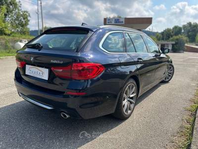 BMW Serie 5 520d BMW 5 series 520 d Luxury Line #6196 Blu/Azzurro usata Moncalieri