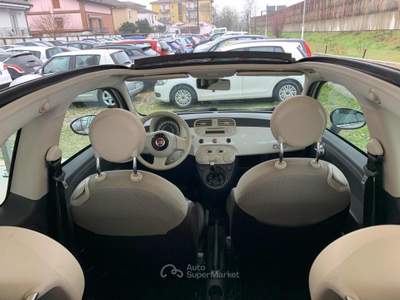 Fiat 500 1.2 CABRIO EURO 6 CAMBIO AUT NEOP OK DISTRIBUZIONE Bianco usata Pavia