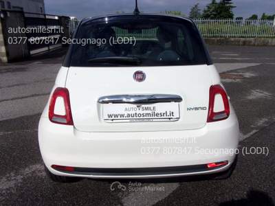 Fiat 500 1.0 Hybrid CLUB Bianco usata SECUGNAGO
