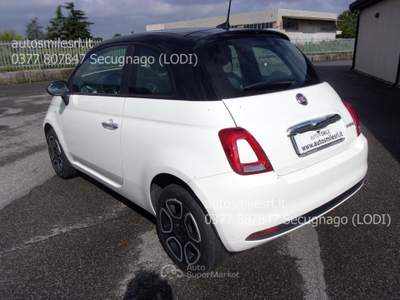 Fiat 500 1.0 Hybrid CLUB Bianco usata SECUGNAGO